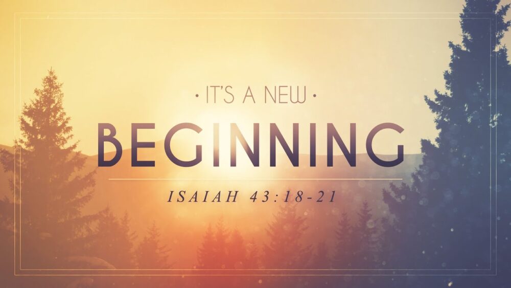 “It’s A New Beginning” Image